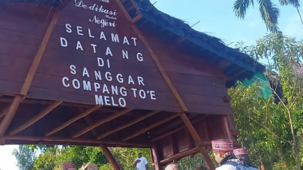 Melo traditional village west Manggarai