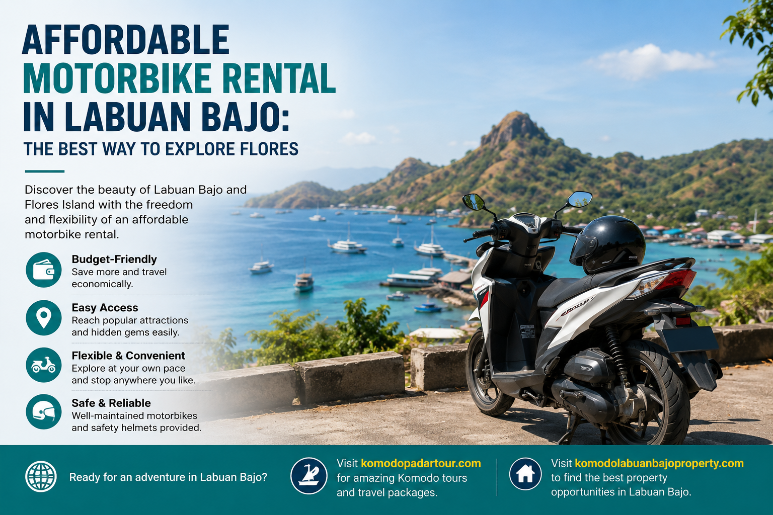 Affordable Motorbike Rental in Labuan Bajo: The Best Way to Explore Flores