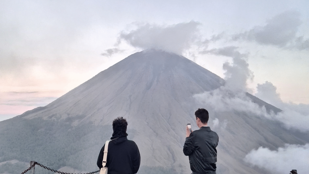 Mount Inerie: The Majestic Volcano Overlooking Bajawa, Flores